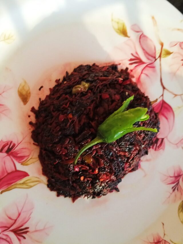 Spice up your taste buds with the delectable Laal Saag Recipe!