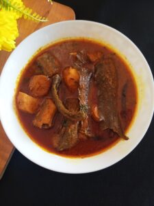 eel fish curry